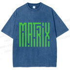 Unisex The Matrix Printed Washed Tee