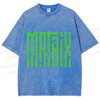 Unisex The Matrix Printed Washed Tee