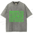Unisex The Matrix Printed Washed Tee