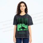 Unisex The Matrix Printed Washed Tee