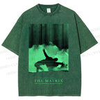 Unisex The Matrix Printed Washed Tee