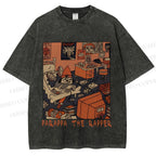 Unisex PaRappa the Rapper Printed Washed Tee