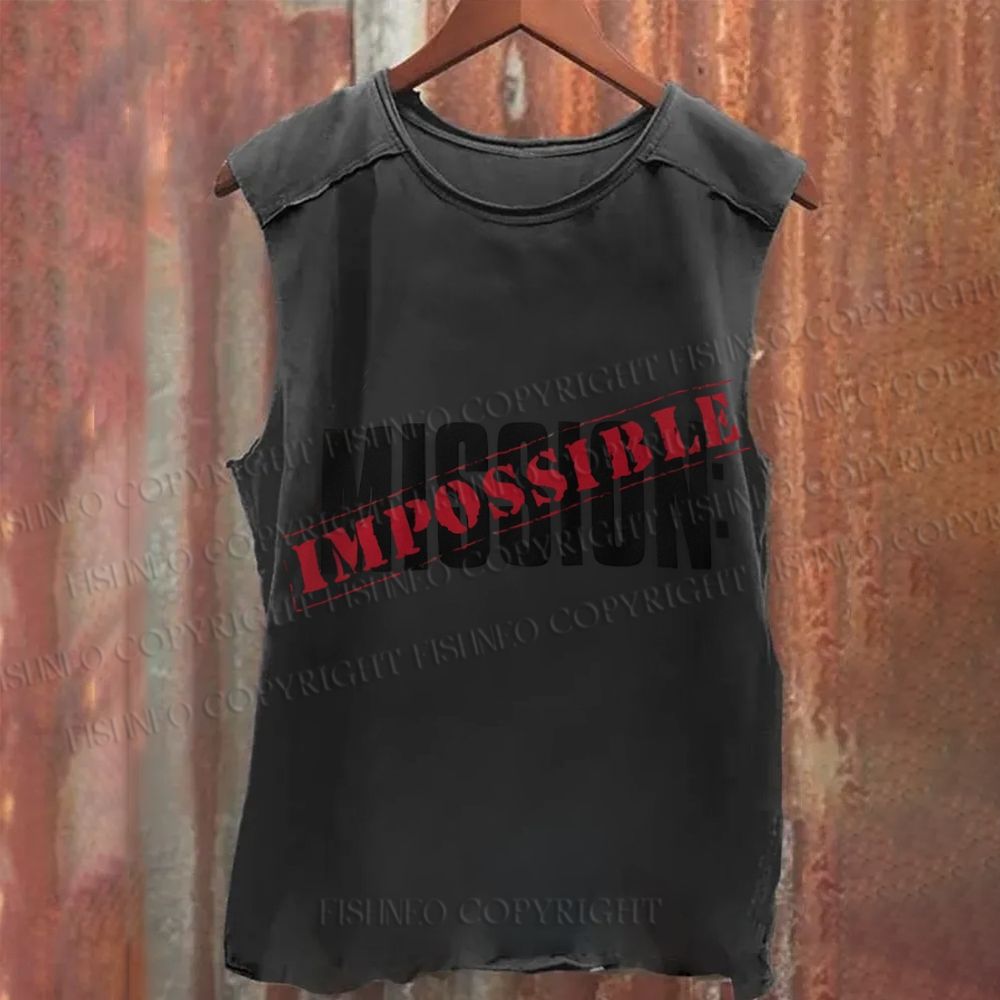 Vintage Mission： Impossible Washed Tank Top