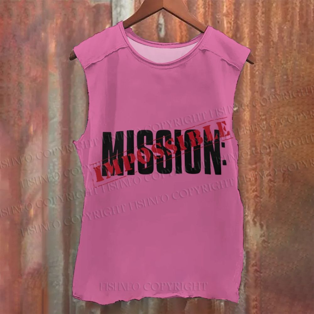 Vintage Mission： Impossible Washed Tank Top