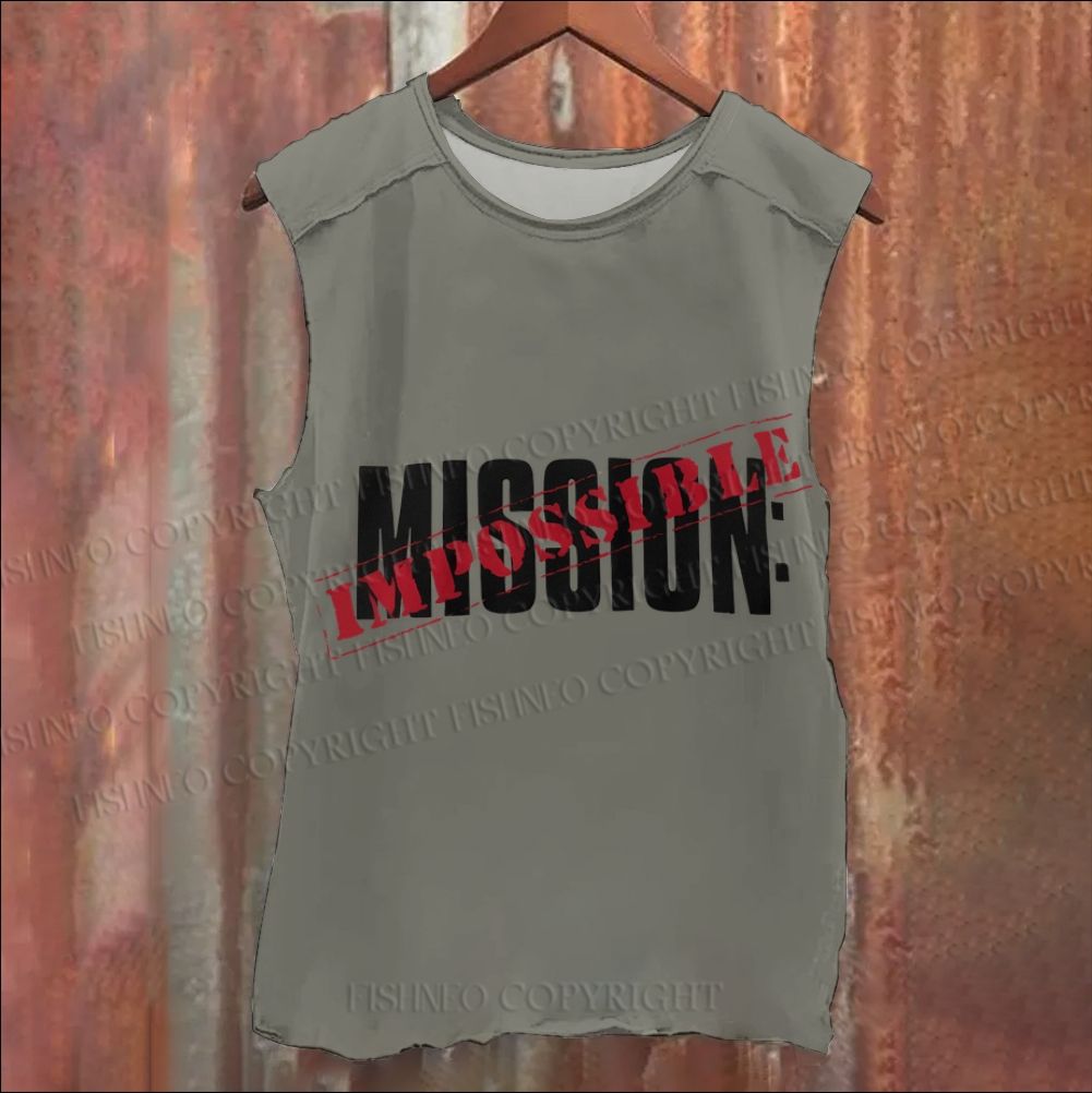 Vintage Mission： Impossible Washed Tank Top
