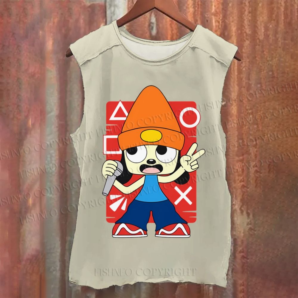 Vintage PaRappa the Rapper Washed Tank Top