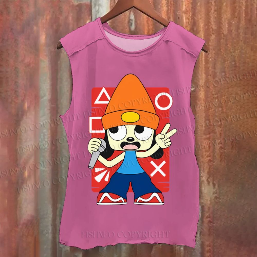 Vintage PaRappa the Rapper Washed Tank Top
