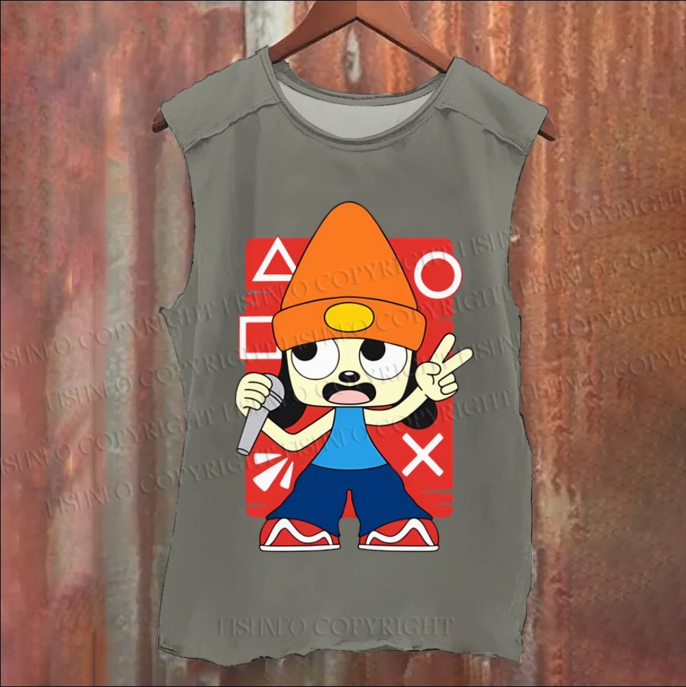 Vintage PaRappa the Rapper Washed Tank Top