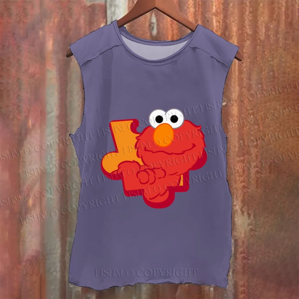 Vintage Sesame Street Washed Tank Top
