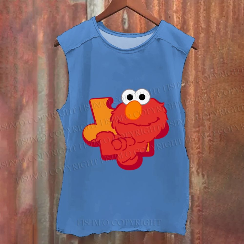 Vintage Sesame Street Washed Tank Top