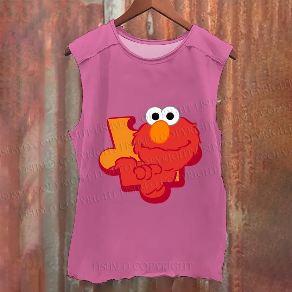 Vintage Sesame Street Washed Tank Top