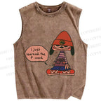 Unisex PaRappa the Rapper Printed Washed Tank Top