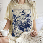 Unisex Terminator Graffiti Printed Washed Tee