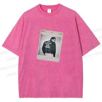 Unisex Pride Polaroid The Queers Are Here  Printed Washed Tee