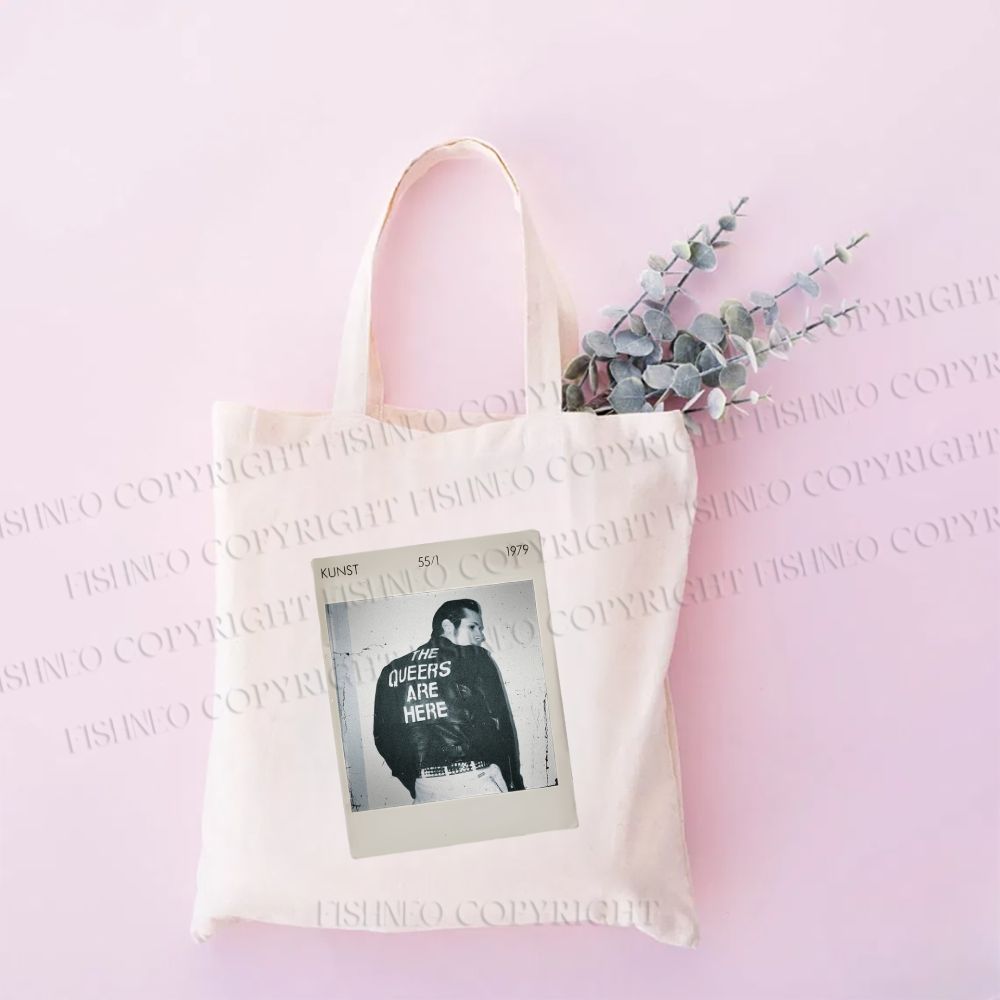Pride Polaroid The Queers Are Here  Tote Bag