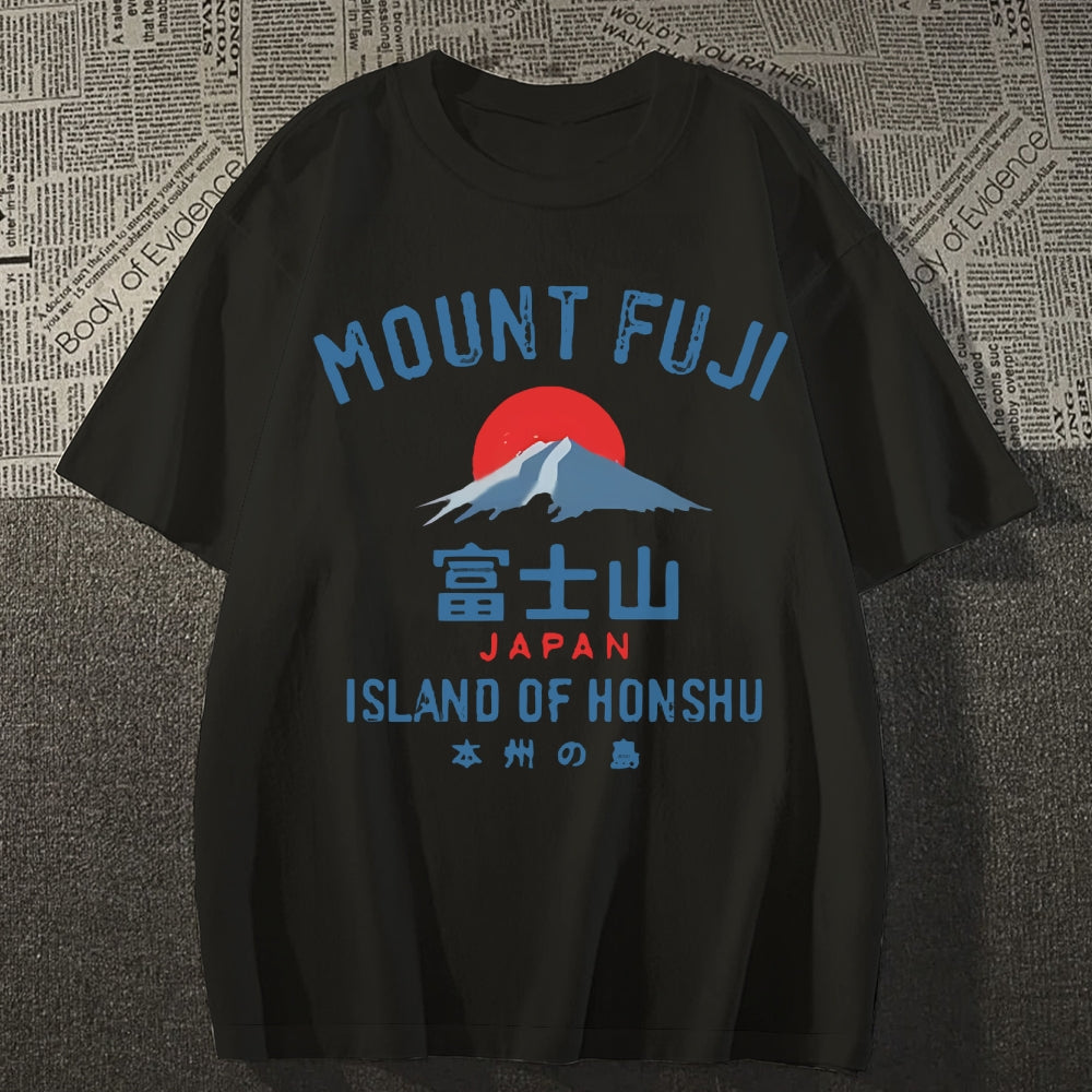 Mountain Fuji Japanese Style Classic Tee