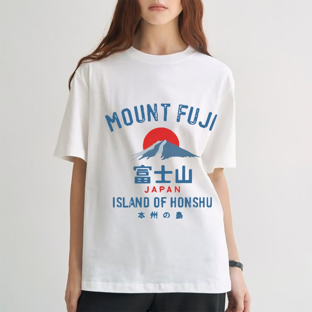 Mountain Fuji Japanese Style Classic Tee