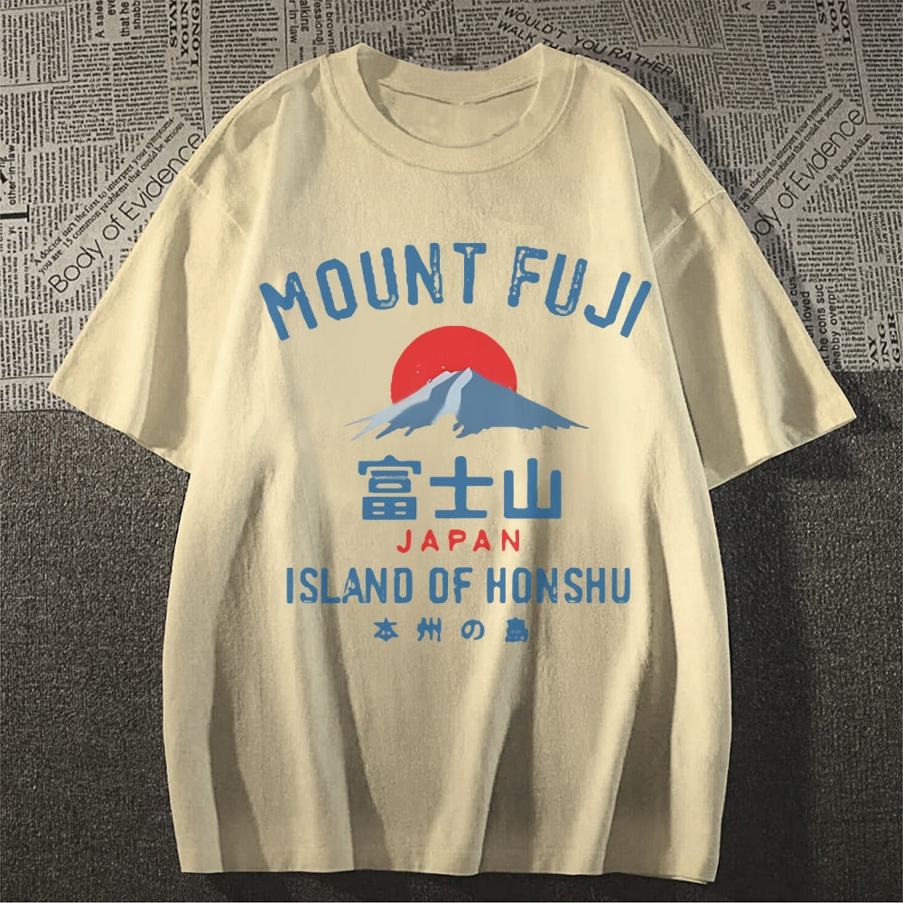 Mountain Fuji Japanese Style Classic Tee