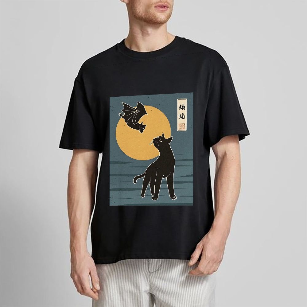 Cat With Batty Classic T-Shirt