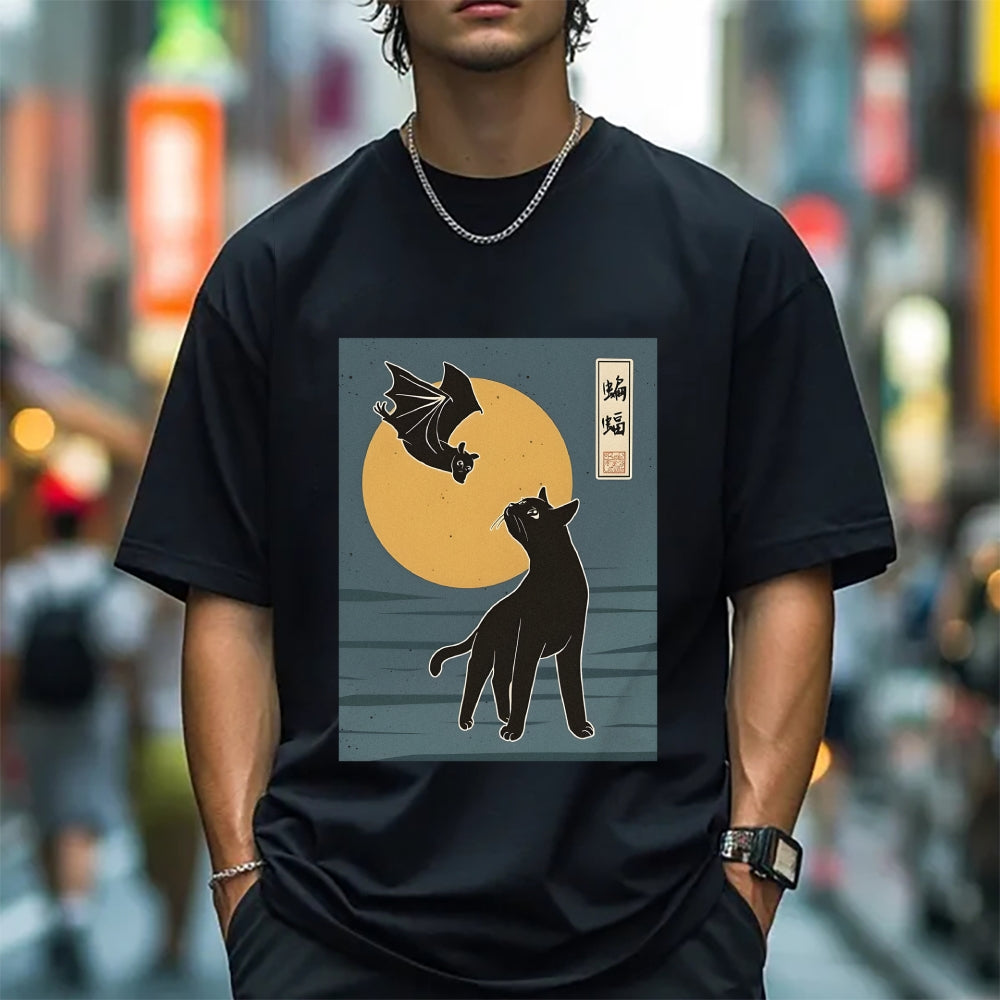 Cat With Batty Classic T-Shirt