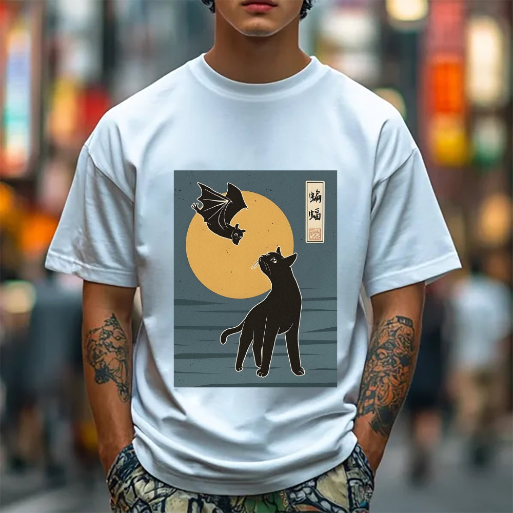 Cat With Batty Classic T-Shirt
