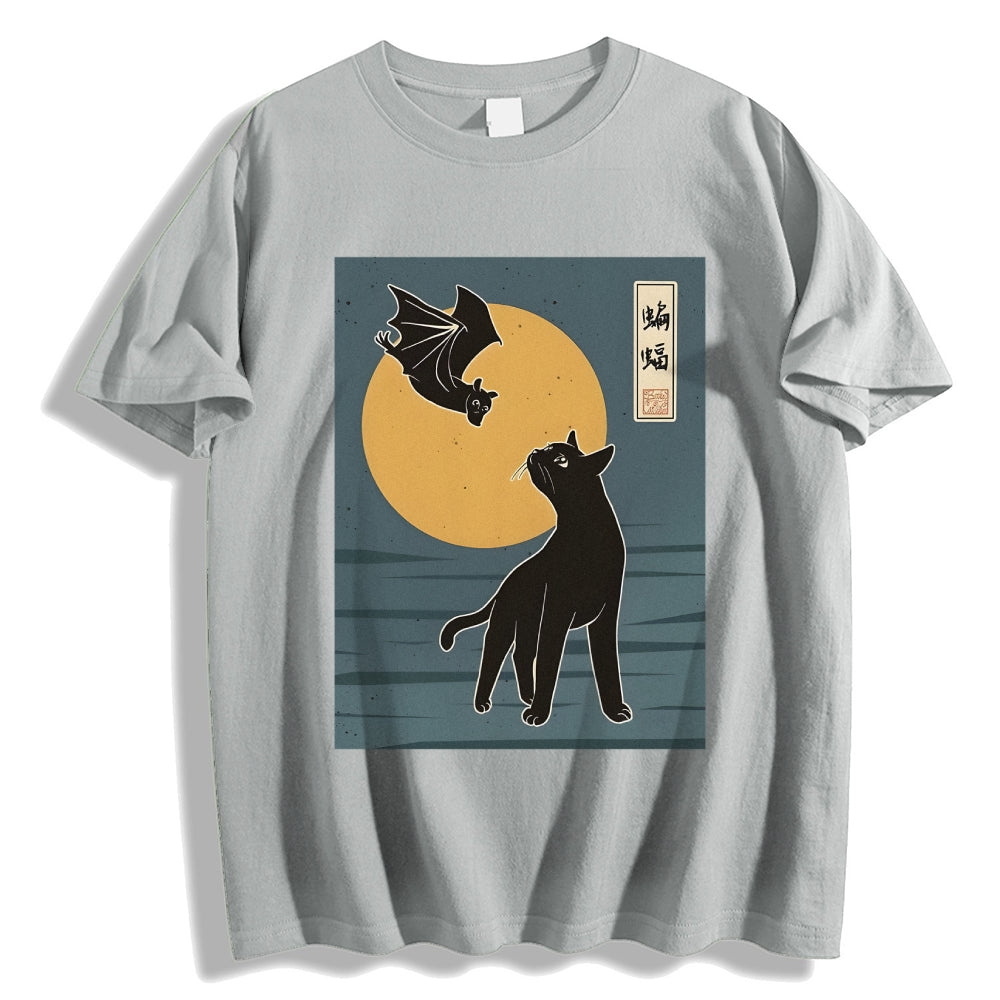 Cat With Batty Classic T-Shirt