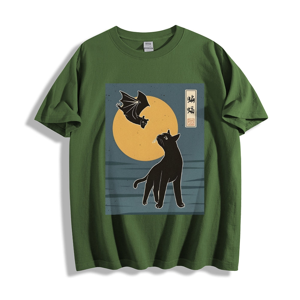 Cat With Batty Classic T-Shirt