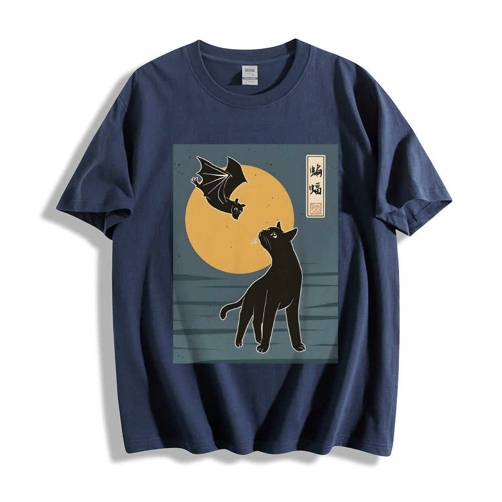 Cat With Batty Classic T-Shirt