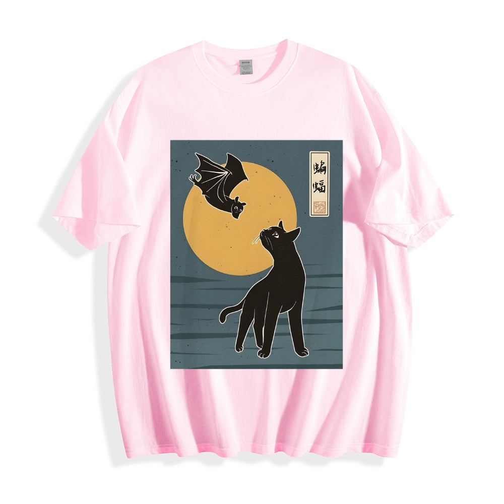 Cat With Batty Classic T-Shirt