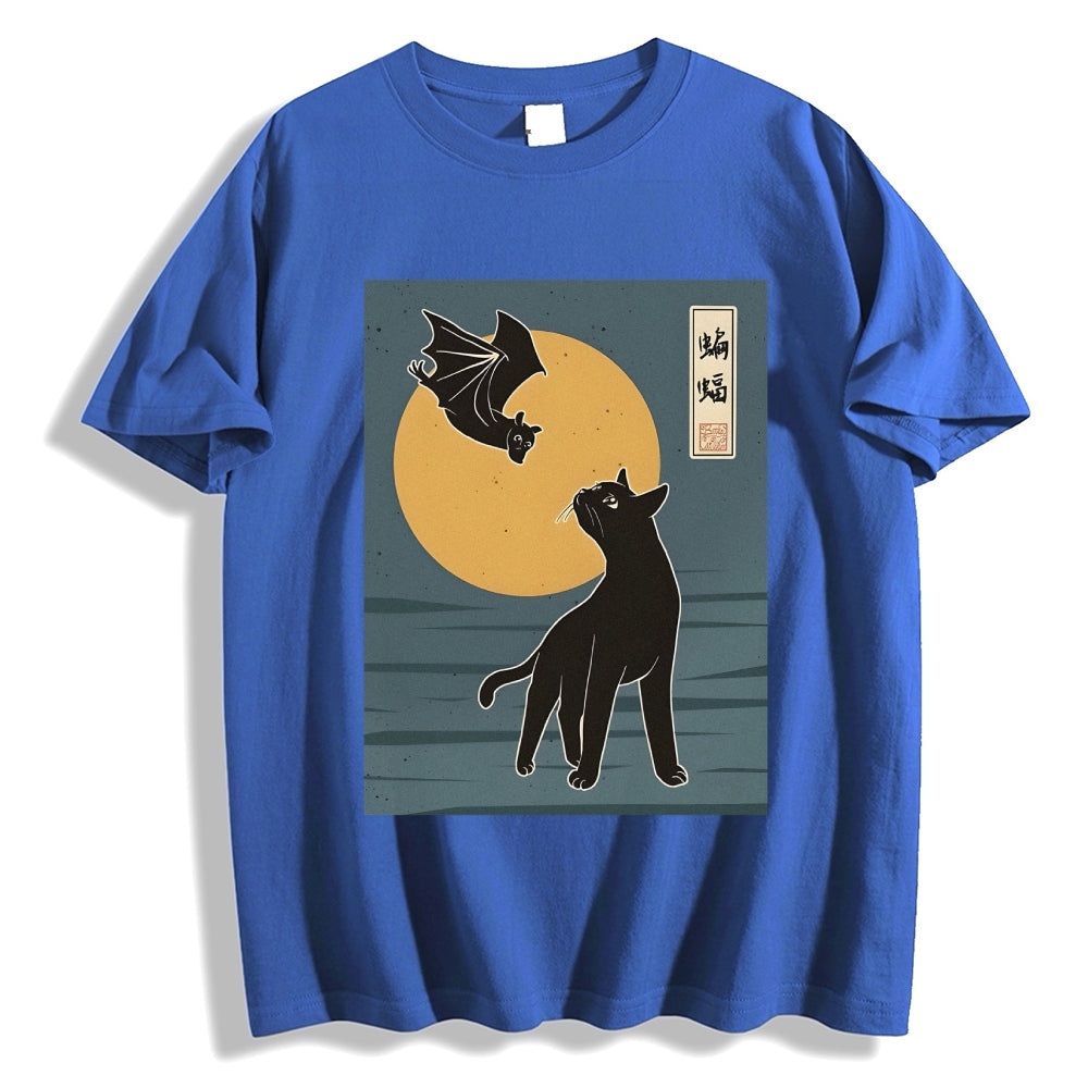 Cat With Batty Classic T-Shirt