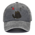 Black Civet Cat Washed Cap