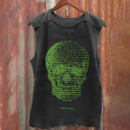 Vintage Skull Washed Tank Top