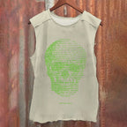 Vintage Skull Washed Tank Top