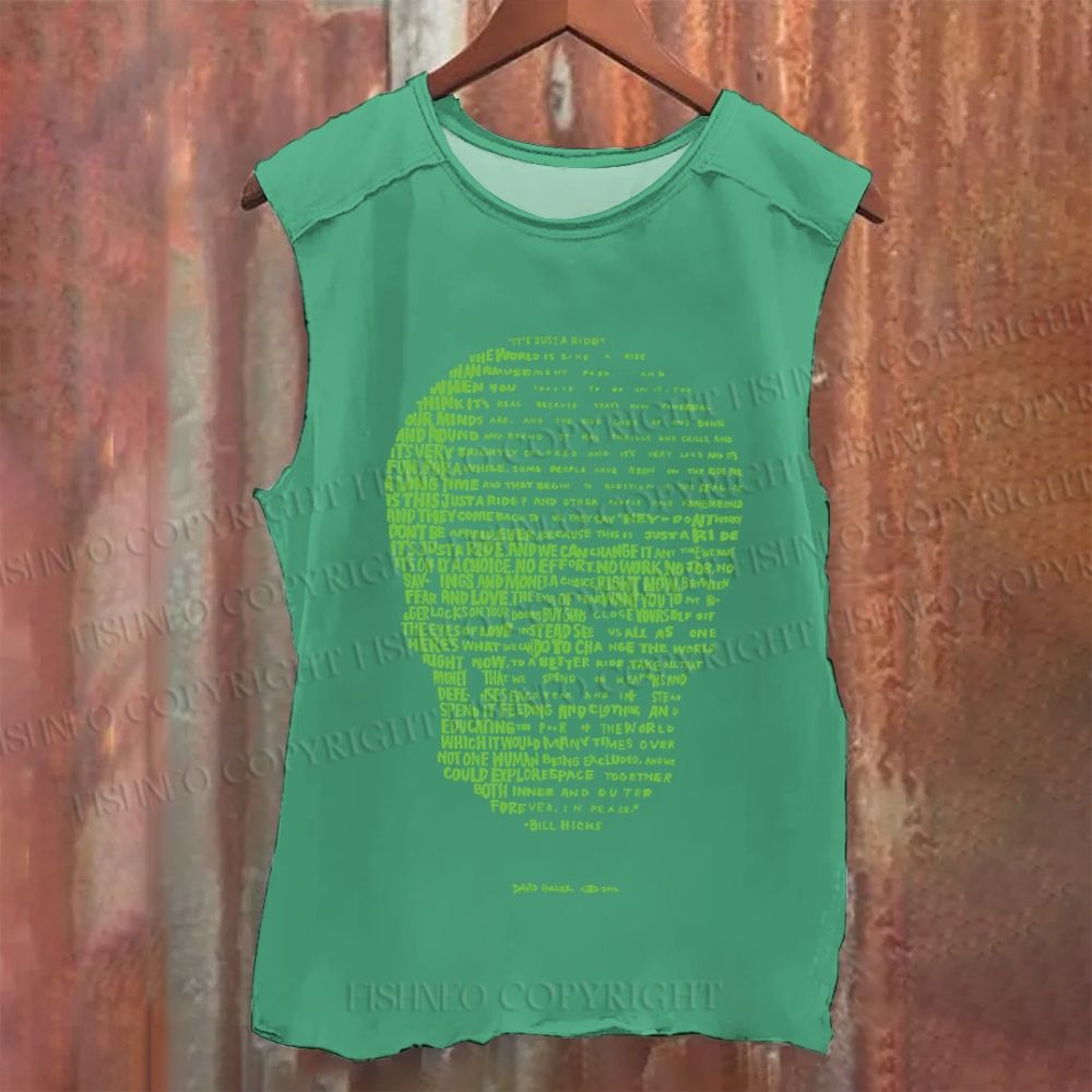 Vintage Skull Washed Tank Top