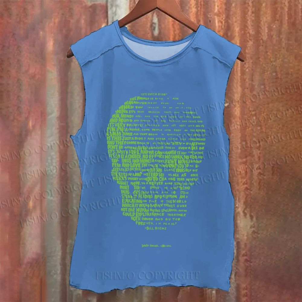 Vintage Skull Washed Tank Top