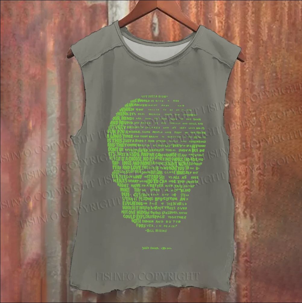 Vintage Skull Washed Tank Top