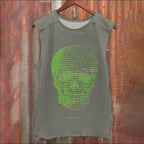 Vintage Skull Washed Tank Top