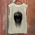 Vintage Skull Washed Tank Top