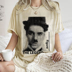 Unisex Vintage Chaplin The Legend Printed Washed Tee