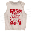 Unisex Pride Butch Is Beautiful Printed Washed Tank Top