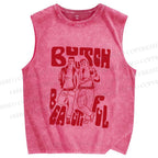 Unisex Pride Butch Is Beautiful Printed Washed Tank Top