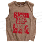 Unisex Pride Butch Is Beautiful Printed Washed Tank Top