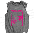 Unisex Pride Homo Punks Is Queers Printed Washed Tank Top