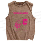 Unisex Pride Homo Punks Is Queers Printed Washed Tank Top