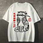 Japanese Cat Samurai Men's Classic Cotton T-Shirt