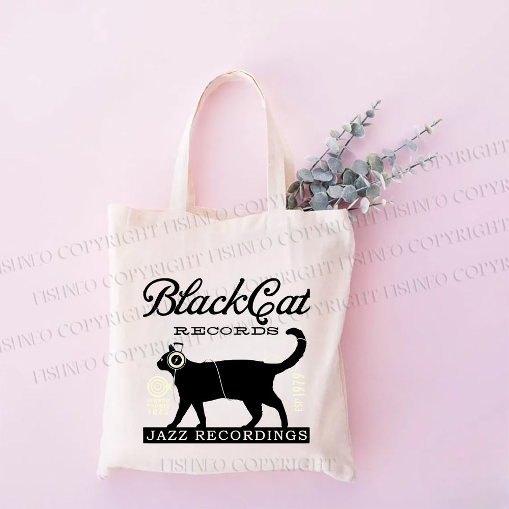 Black Cat Japan Tote Bag
