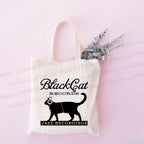 Black Cat Japan Tote Bag
