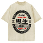 Japanese Dark Beer Vintage Washed T-shirt