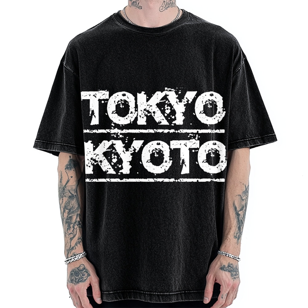 Tokyo Kyoto Vintage Washed T-shirt