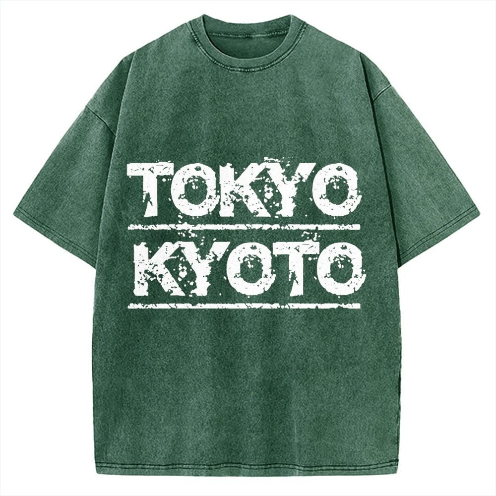 Tokyo Kyoto Vintage Washed T-shirt